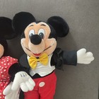 Vintage Disneyland Walt Disney World Minnie   Mickey Mouse Tuxedo Plush 17 
