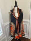 Ashro African Ankara  Women   s 2-piece Outfit Dashiki Set Size 16 Black orange