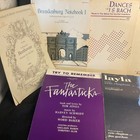 Vintage Lot Of 7 Assorted Sheet Music Classical Bach Beethoven Clapton Jones