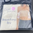 Secret Treasures Breast Pump Bra Womens Xxxl Black Hands Free Nursing New