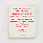 Vintage Nos Village Ice Cream Parlor Lebanon  Ohio Matchbook-vintage Advertising