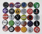 100 Beer Bottle Caps    uncrimped    Best Mix Assorted   Mixed Crown Caps