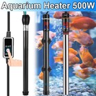500w Aquarium Heater Submersible Freshwater Fish Tank  Adjustable Temp Thermosta
