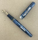 Eversharp Doric Fountain Pen   Blue Web   Senior   Fills   Fine firm Executive