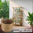 1 Piece Plant Pots Seagrass Planter Basket Flower Pot Cover Wicker Trash S6s8