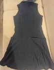 Adidas Women s Navy Sleeveless A-line Golf Dress Size S Knee Length Collared