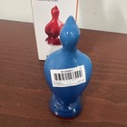 Le Creuset Marseille Blue Pie Crust Bird 3 5  High Steam Baking Funnel New Boxed