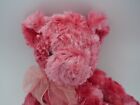 Vintage Russ Beerie Plush Bear Sherry 8  In Pink Stuffed Beanie Toy