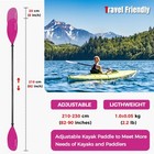 Kayak Paddle Carbon Fiber Shaft And Reinforced Nylon Blade  Adjustable Kayaki   