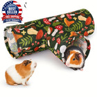 Kemorela 3-way Foldable Guinea Pig Tunnel - Washable Hideout For Rabbits Hamster