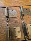Lot Of 6 Vintage Japan Cabinet Hinges Brass Tone Many Available