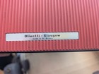 Olivetti Lettera 22 Portable Typewriter Red Metal Body Model Lettera 22