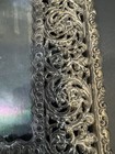 Vintage Silver Tone Metal Filigree Ornate Picture Wall Frame