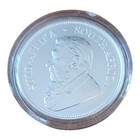 2017 - 1oz  999 Fine Silver Proof 50th Anniversary Krugerrand Coin With Coa