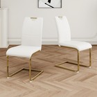 Set Of 2 4 6 Dining Chairs Pu Upholstered Chair Kitchen Dining Room Chairs