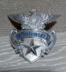 Vintage Eagle Security Officer Silver Badge
