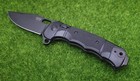 Sog Seal Xr 3 9  Folding Knife Clip Point  Black Grn S35vn Stainless 12-21-02-57