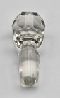 Vintage Glass Bottle Stopper Only Faceted Replacement Decanter Cruet  3  Clear
