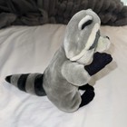 Vintage Applause Raccoon Plush Stuffed Animal Grey Black Striped Tail 11 Inch