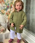 Toddler Girl 30in Reborn Baby Doll Hand-rooted Hair Realistic Festival Diy Gifts