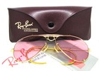 Ray-ban Usa Vintage 80s Nos B l Aviator Changeable Delx Sharp Shooter Sunglasses