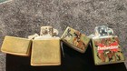 Pair Of Budweiser   Brass Zippo s Made In The Usa 
