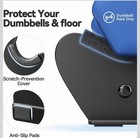 5-tier Dumbbell Rack Stand  weights Not Included  With Protective Edge Rubber