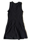 Vuori Womens Xs Topspin Tennis Dress Black Athletic Vw605 Pickleball Skort Zip