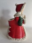 Vintage Relpo Christmas Girl Planter