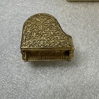 Vintage Avon Baby Grand Piano Gold-tone Solid Perfume Holder Original Box