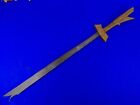 Antique Vintage Old Philippines Large   Heavy Engraved Kampilan Sword