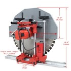 Concrete Saw Wall Cutting Machine 220v 16 1   cutting Depth Concrete Wall Chaser