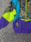 Vintage Retro Prince Ace Face Tennis Multicolor Light Jacket Youth Medium 10 12