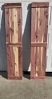 Red Cedar Board And Batten Shutters Pair For 5 Ft Windows 64-inch X 13 5-inch 