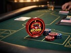 3  Double-sided Heavy Acrylic Bomb Pot Dealer Button - 3 4  Thick Texas Hold em