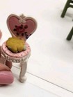 Miniature Doll House Furniture Lot Of 9 Pieces Vintage Metal And Wood Stools Vtg