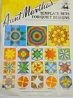 Aunt Martha s Quilt Template Set 302 Colonial Patterns Star  Plates  Fans