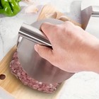New Stainless Steel Smash Burger Press   Heavy Duty Patty Maker   Smasher Mold F