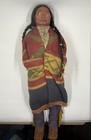 Vintage Native American Indian Skookum Bully Doll 16   1913-1918 Based On Shoes