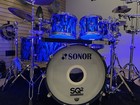 Sonor Sq2 Tribal Blue Gavin Harrison Replica Kit - 10     Benefits Drum Love   