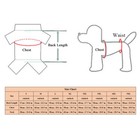 Pet Dog Vest Jacket Warm Waterproof Clothes Winter Padded Coat Small large Dogs 