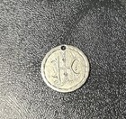 1883 Silver Seated Liberty Dime Love Token  jhk      highly Detailed   Beveled Edg