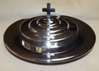 10  Chrome Communion Bread Tray With Lid  Artistic Churchware Rw405ch - New