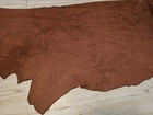 5-6oz Brown Utility Leather Firm Panel sheet square 12x12x24 scrap 20  Sqf Side