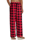  Mens Heavyweight Flannel Plaid Pajama Pants 100  Cotton Sleep Large Black Red