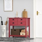 Homcom Sideboard Buffet Cabinet  Storage Serving Console Table With 4 Drawers An