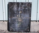 Antique Old Vintage Circa   1900 Hall s Safe   Lock Co   Safe Front Door Panel