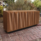 Modern Sideboard Geometric Door Storage Cabinet Buffet Console Credenza Tv Stand