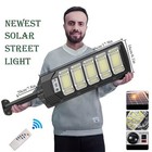 12000lm Solar Street Lights Outdoor With Motion Sensor  Remote Control