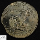 1999 D Double Clip Mint Error Susan B  Anthony Dollar  1 Sba